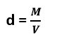 DENSITY FORMULA