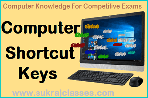 Computer Shortcuts Sukrajclasses.com